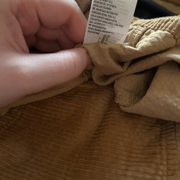 American Eagle Women's Corduroy Hooded Utility Jacket XL - Picture 13 of 16